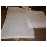 FRENCH CAFÉ CURTAINS AND DRAPES, 6 TOTAL