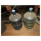 2 - 5 GALLON WATER COOLER BOTTLES