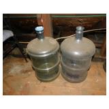 2 - 5 GALLON WATER COOLER BOTTLES