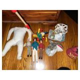 FARRIS WHEEL, DOLLS, CLOTH DOLL ETC.