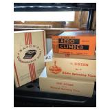 4 VINTAGE BOXES EMPTY