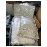 TABLE CLOTHES BULLION FRINGE DUST RUFFLE QN. TWO