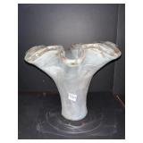 MULTI COLOR VASE 11" H X 13.5" W