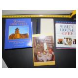 4 RECIPE/COOKBOOKS INCLUDING WHITE HOUSE CHEF,
