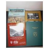 4 BOOKS, 2 PITTSBURGH HISTORY, BRIDGES OVER TIME,