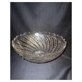 PUNCH BOWL SWIRL DESIGN 15" ROUND 5" H