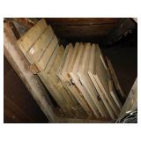 LARGE GROUP OF OLD CABINET DOORS