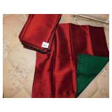 NEW PIER 1 NAPKINS, RED & GREEN COLOR WITH GOLD