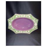 CZECHOSLOVAKIA BOWL #8019- RAISED DESIGN 13.75 W