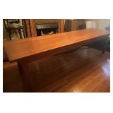 FARM TABLE CHERRY 35.5" W X 116.25 L - TOP LIFTS