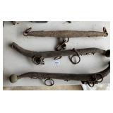 ANTIQUE WOOD YOKE AND HARNESSES FOR MULE/HORSE