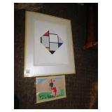 PRINT DIAMOND RED YELLOW BLUE, SALEM DUCK