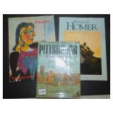 2 LARGE COFFEE TABLE BOOKS OF THE ART OF PABLO