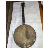 BANGO- MOTHER OF PEARL INLAY 31" L X 11.5" D