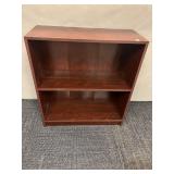 PRESSED WOOD CHERRY BOOKCASE 28" W X 30" H X 12"
