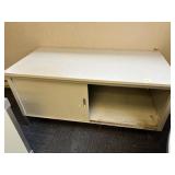 METAL CREDENZA WITH SLIDING DOOR 30HX60WX30D