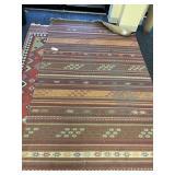 63X106 STRIPED MACHINE-MADE AREA RUG