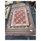 109X75 MACHINE MADE AREA RUG WITH SOUTHWEST