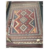 85X63 MACHINE MADE AREA RUG WITH SOUTHWEST