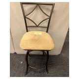 BEIGE BAR STOOL 24H" SEAT BASE, SWIVEL