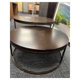 NESTING COFFEE TABLES, LARGE 35.5", SMALL 28.5",