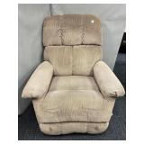 LAZYBOY RECLINER BEIGE - SCRATCH ON BACK SIDE