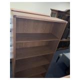 4 SHELF 57" X 36" W X 13" D MODERN OAK FINISH