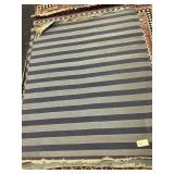 BLUE AND ORANGE RUG 80X63