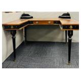 REPRODUCTION, U SHAPED DESK, CENTER DRAWER, STAR