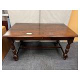 COUNTRY FARM TABLE/DESK WITH CENTER DRAWER,