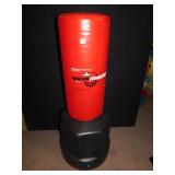 ROLLING PRESSED WOOD CART W/ 2 DOOR BASE 32" H X