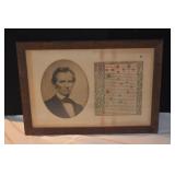 LINCOLN PRINT 27" X 19.5"