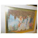 SHADOW BOX 18X22 FRAMED 3D PICTURE OF WOMEN