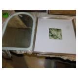 WHITE BEVELED MIRROR 21.5X15.5, PICTURE OF