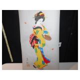 ASIAN 30" PAIR OF SCROLLS