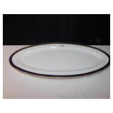 CAULDON OVAL IRONSTONE PLATTER CHIP ON BASE