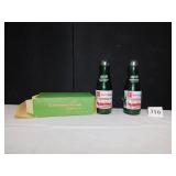 GLENSHAW GLASS SALT/PEPPER W/ ORIGINAL BOX