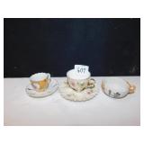 MICKEY MOUSE TEACUP AND 2 MINIATURE TEACUPS