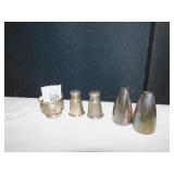 2 SETS OF WEIGHTED STERLING SILVER SALT AND