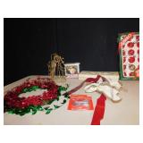 CHRISTMAS BULBS, ORNAMENTS, ETC.