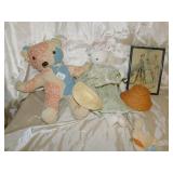 PATCHWORK BEAR AND FASHION PRINT