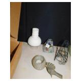 CANDLE GLOBE, HOLDERS, ETC.