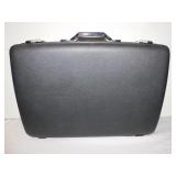 HARD SIDED, GRAY SUITCASE, AMERICAN TOURISTER,