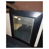 BLACK FRAMED MIRROR, 23X27