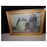 PRINT STREET SCENE, 19" H X 26" W