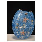 16.5" LONG BEACH MOTIF TOILET SEAT