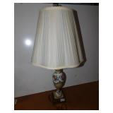 HAND PAINTED LAMP 28" H