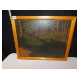 MAX GROVER DOG ON CANVAS 14" X 14", ORIENTAL ON