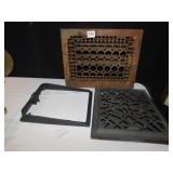 IRON GRATE 14" X 11" & 12" X 10"