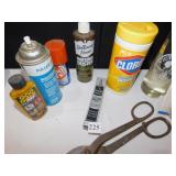 LUBRIPLATE TUBE, GOO GONE, OIL LAMP ETC.